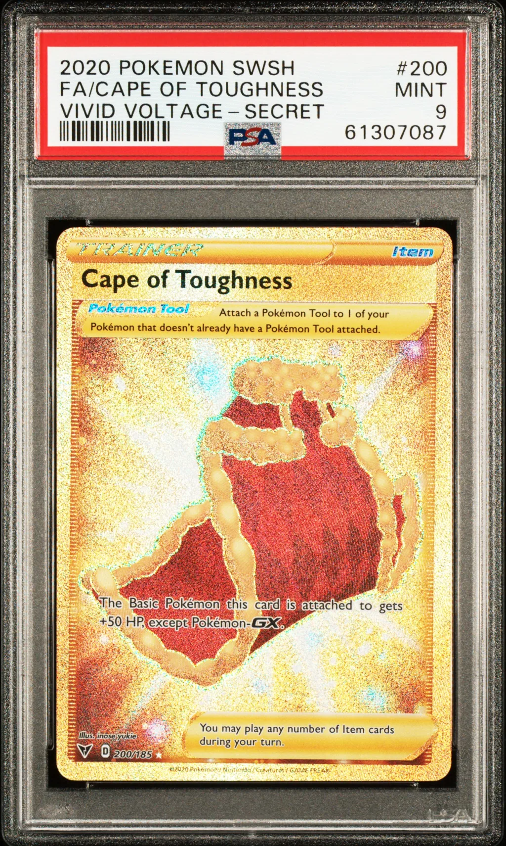 Full Art/Cape of Toughness card artwork