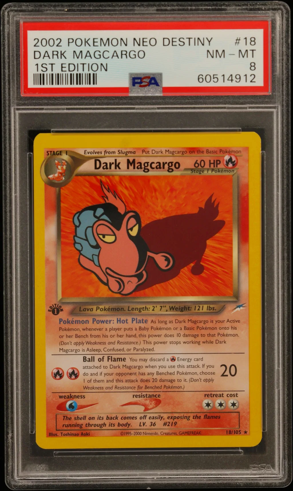 Dark Magcargo card artwork