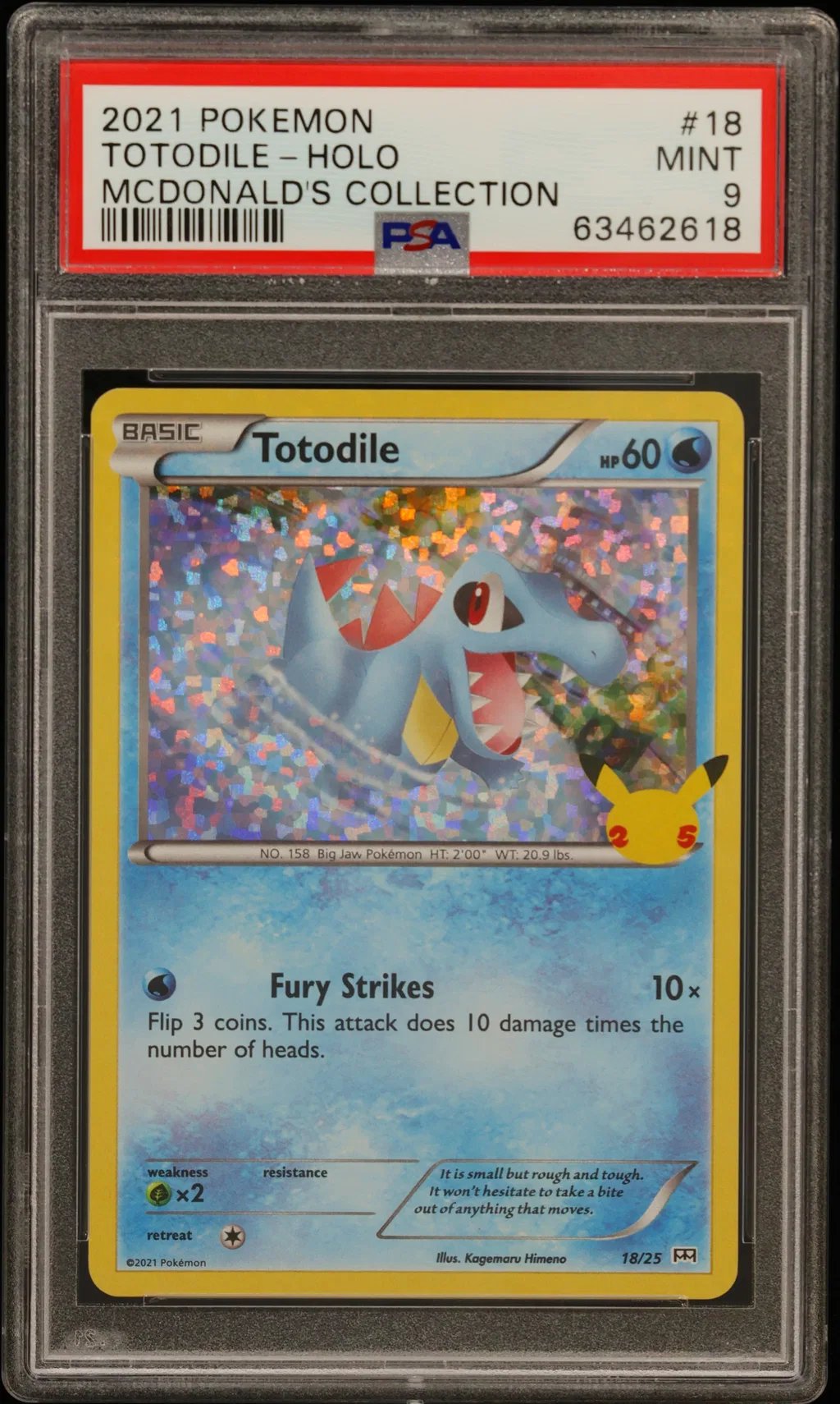 Totodile-Holo card artwork