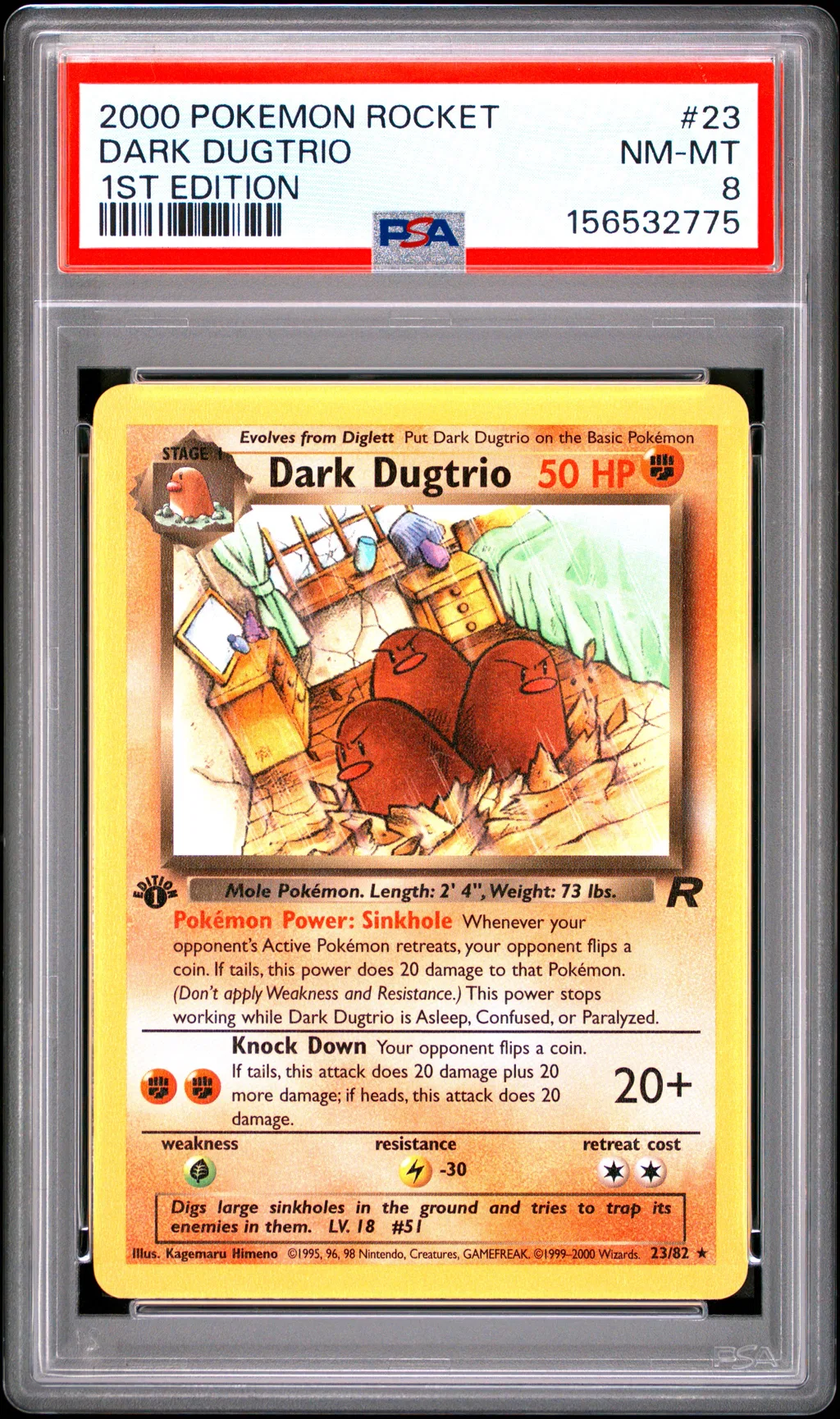 DARK DUGTRIO card artwork