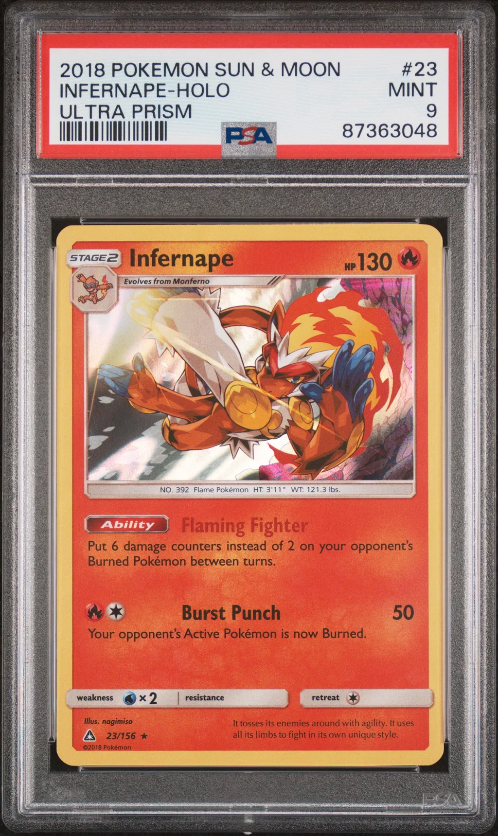 Infernape-Holo card artwork