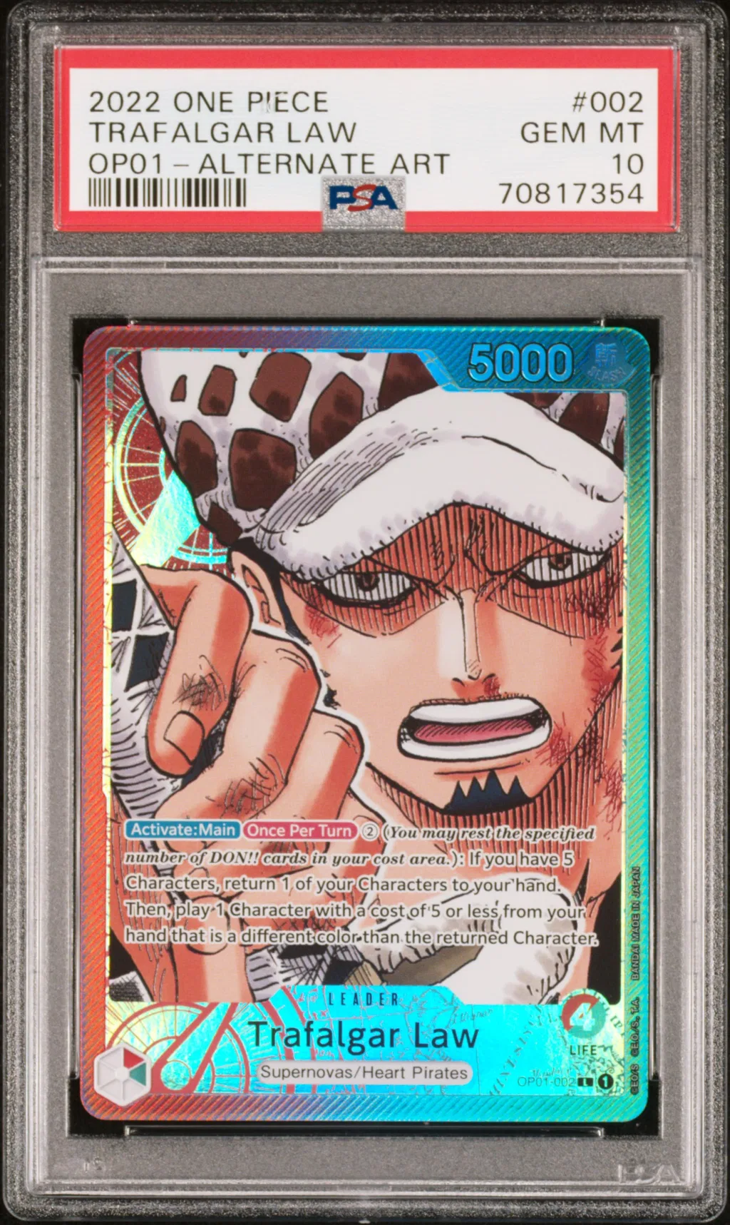 Trafalgar Law card artwork