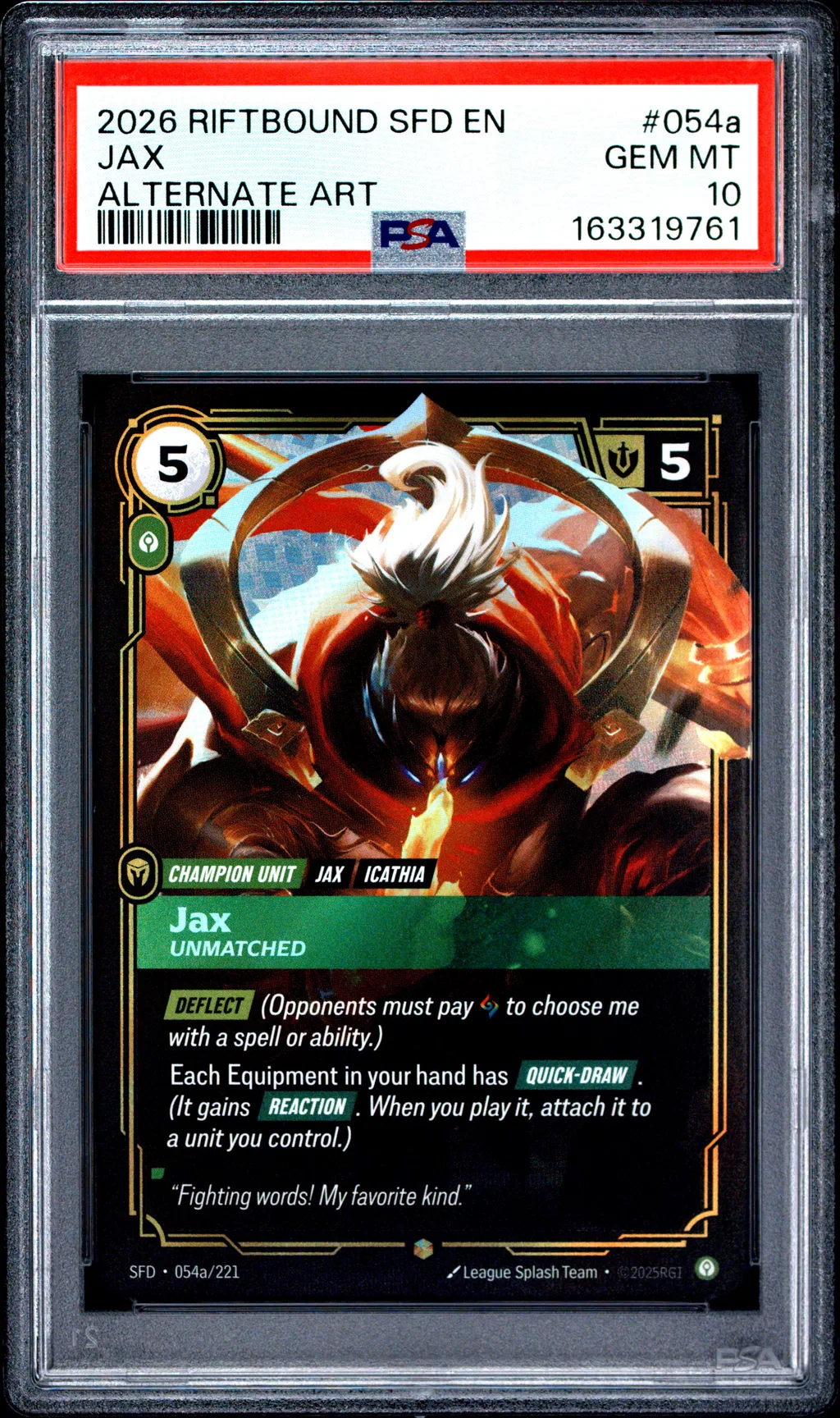 JAX card artwork