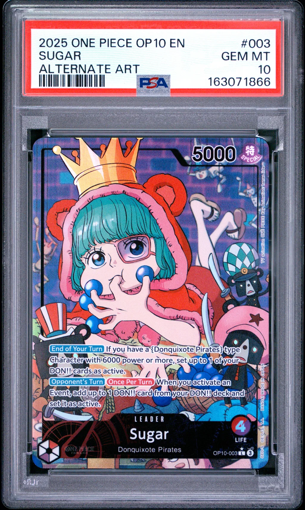 Sugar card artwork