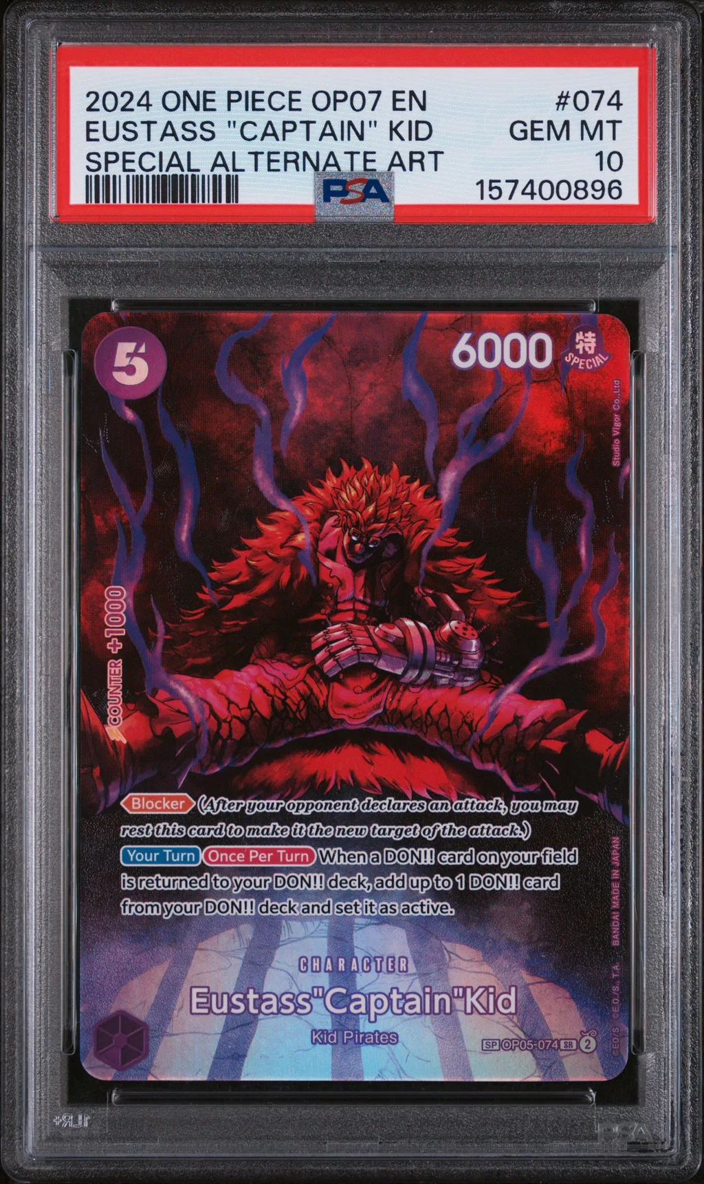 Eustass "Captain" Kid card artwork