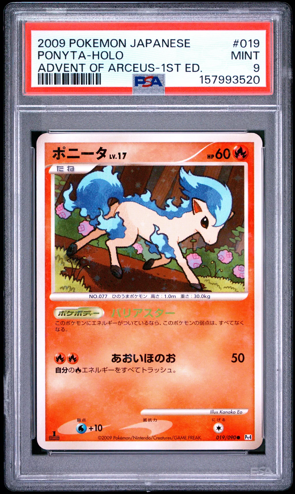 PONYTA-HOLO card artwork