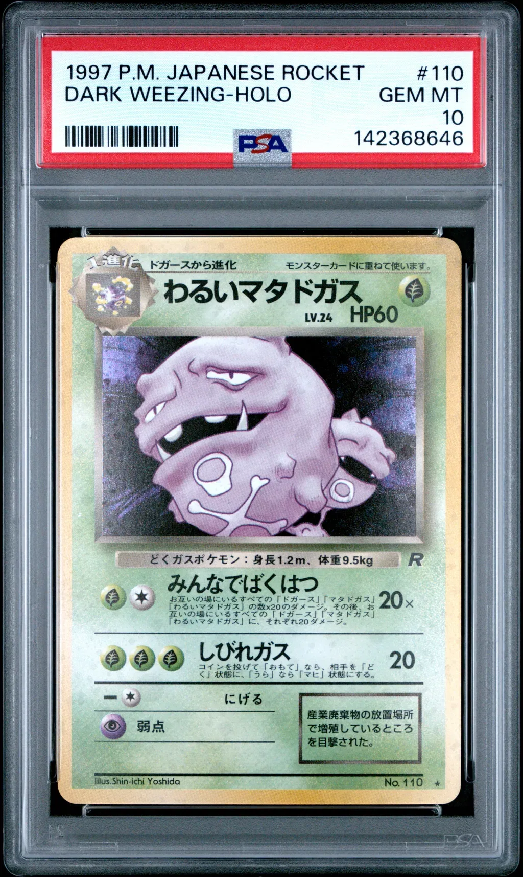 Dark Weezing-Holo card artwork
