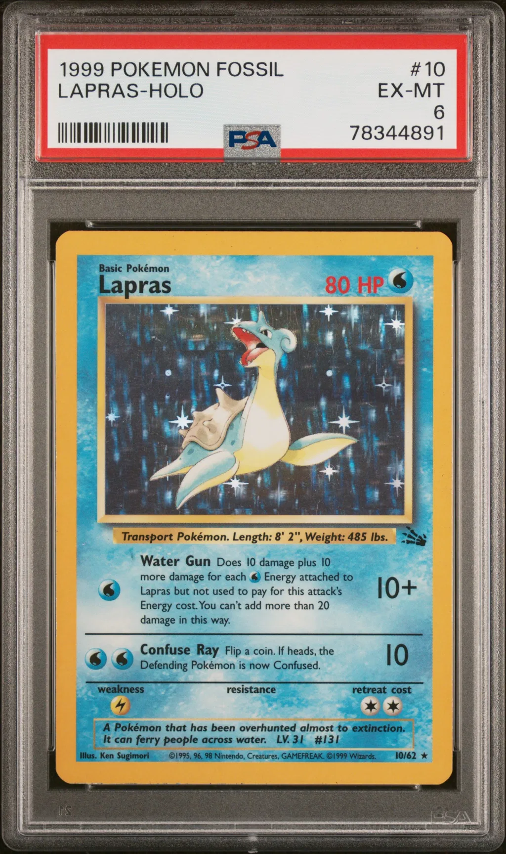 Lapras-Holo card artwork