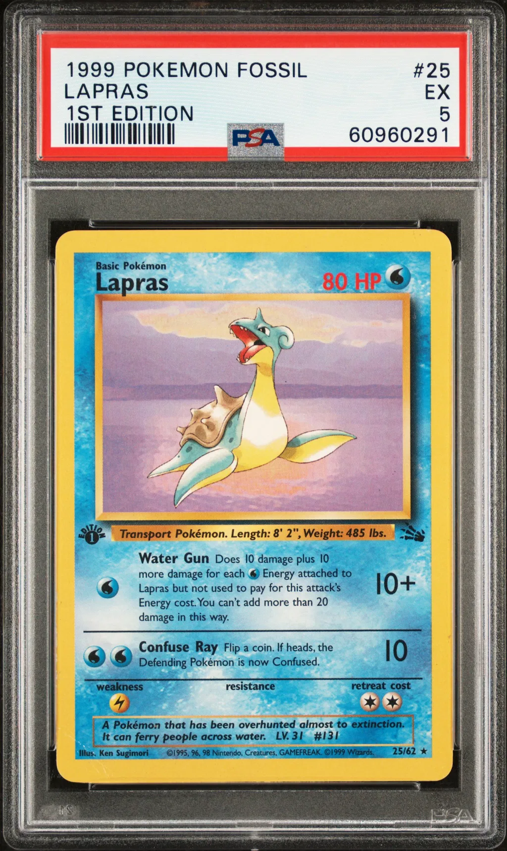 Lapras card artwork