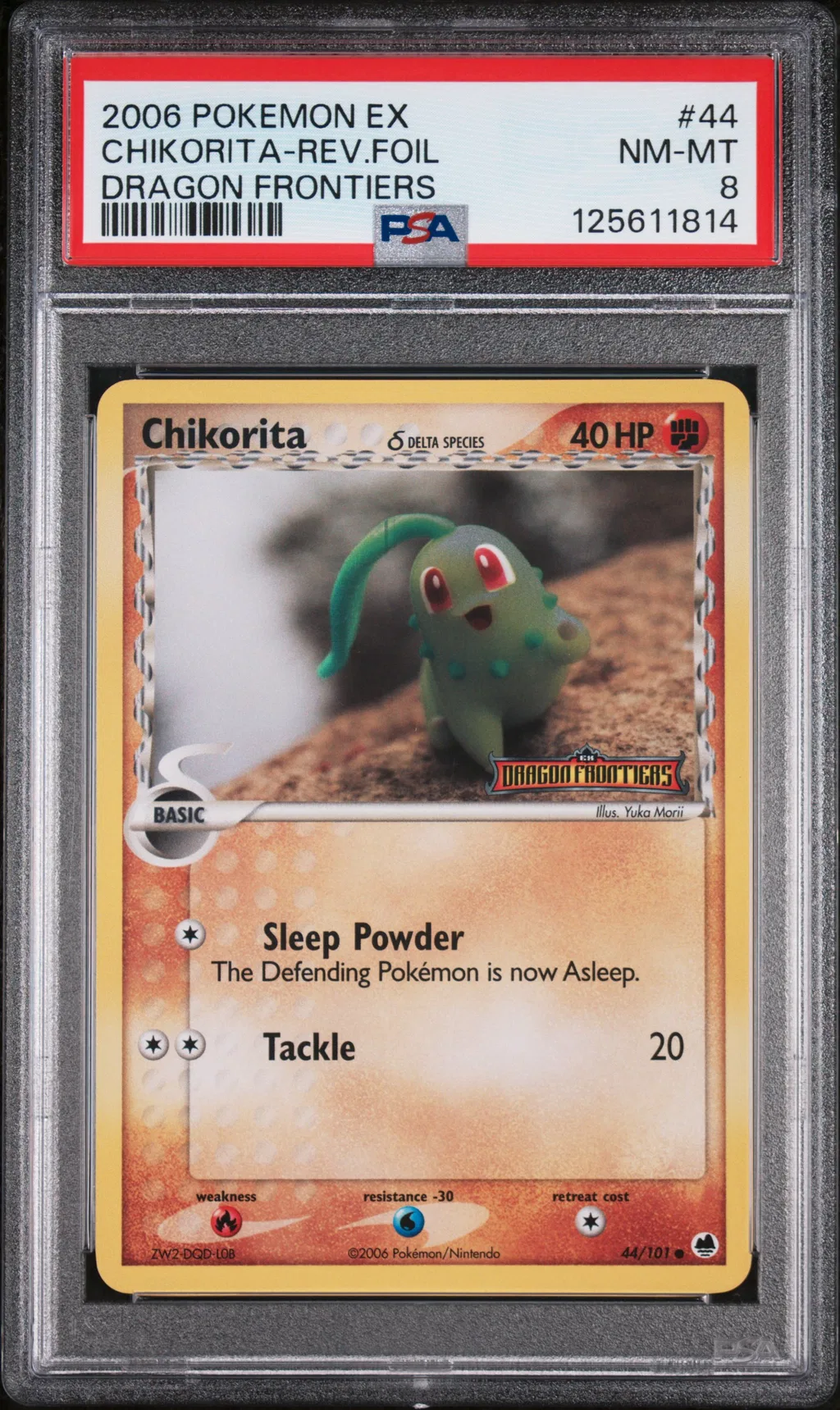 CHIKORITA-REV.FOIL card artwork