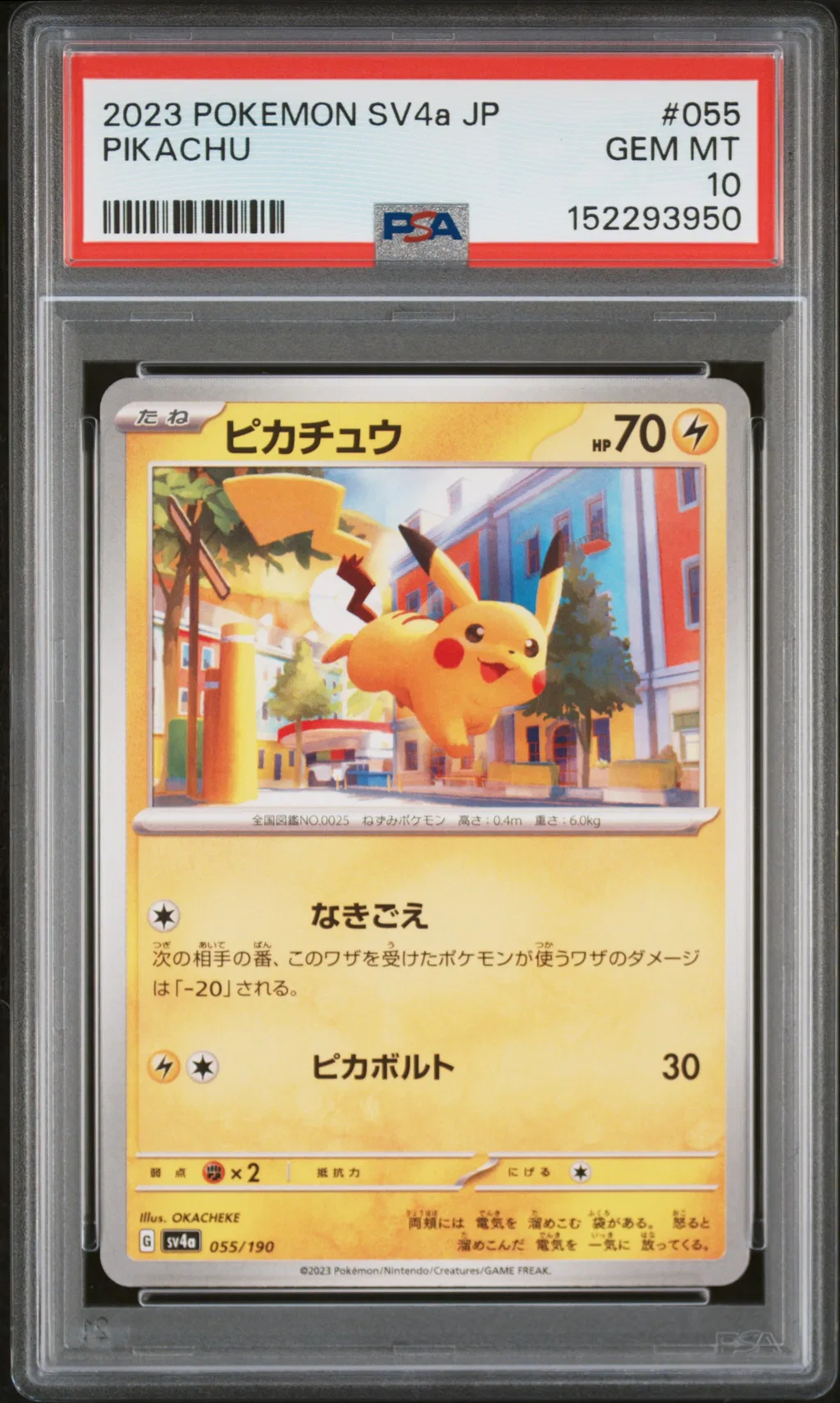 Pikachu card artwork