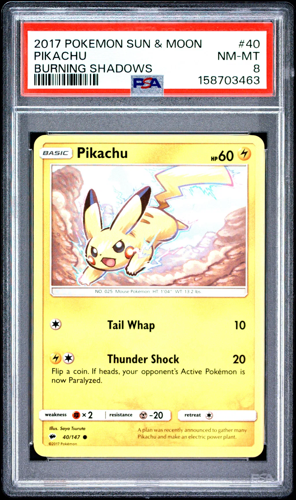Pikachu card artwork