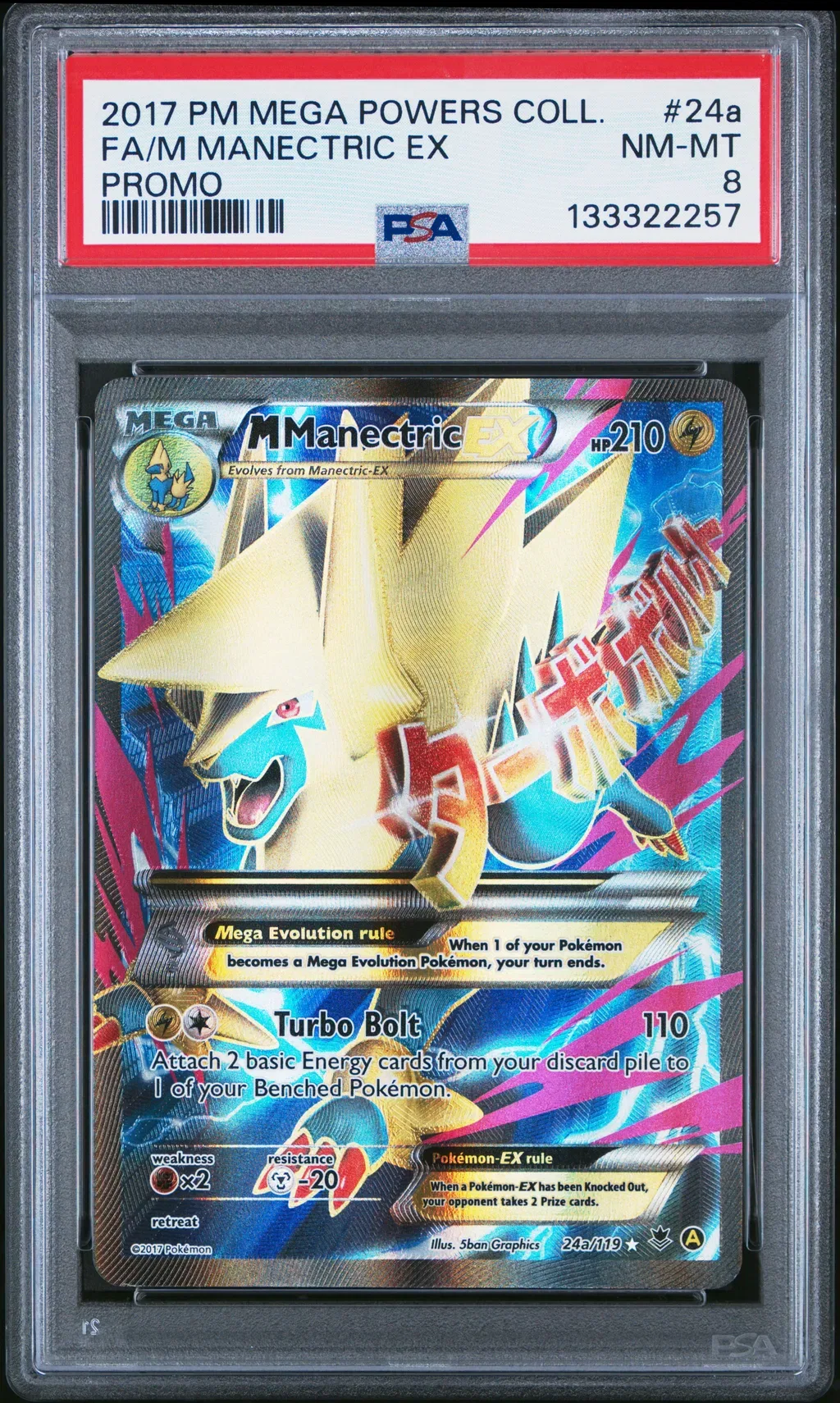 FA/M MANECTRIC EX card artwork