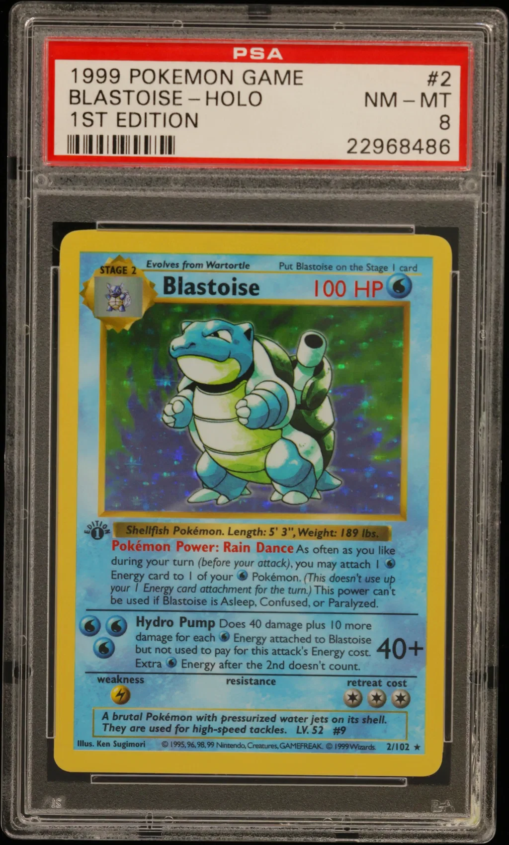 Blastoise-Holo card artwork