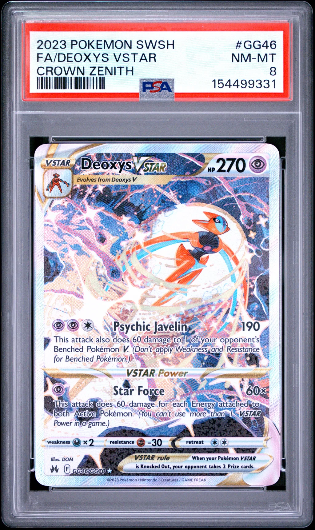FA/DEOXYS VSTAR card artwork
