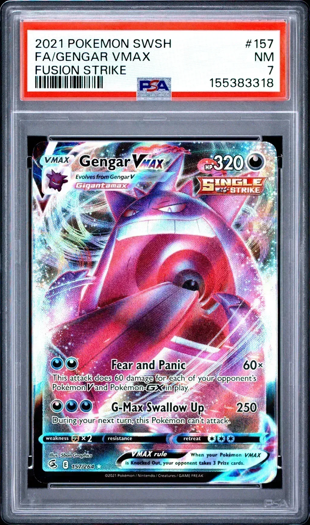 FA/GENGAR VMAX card artwork