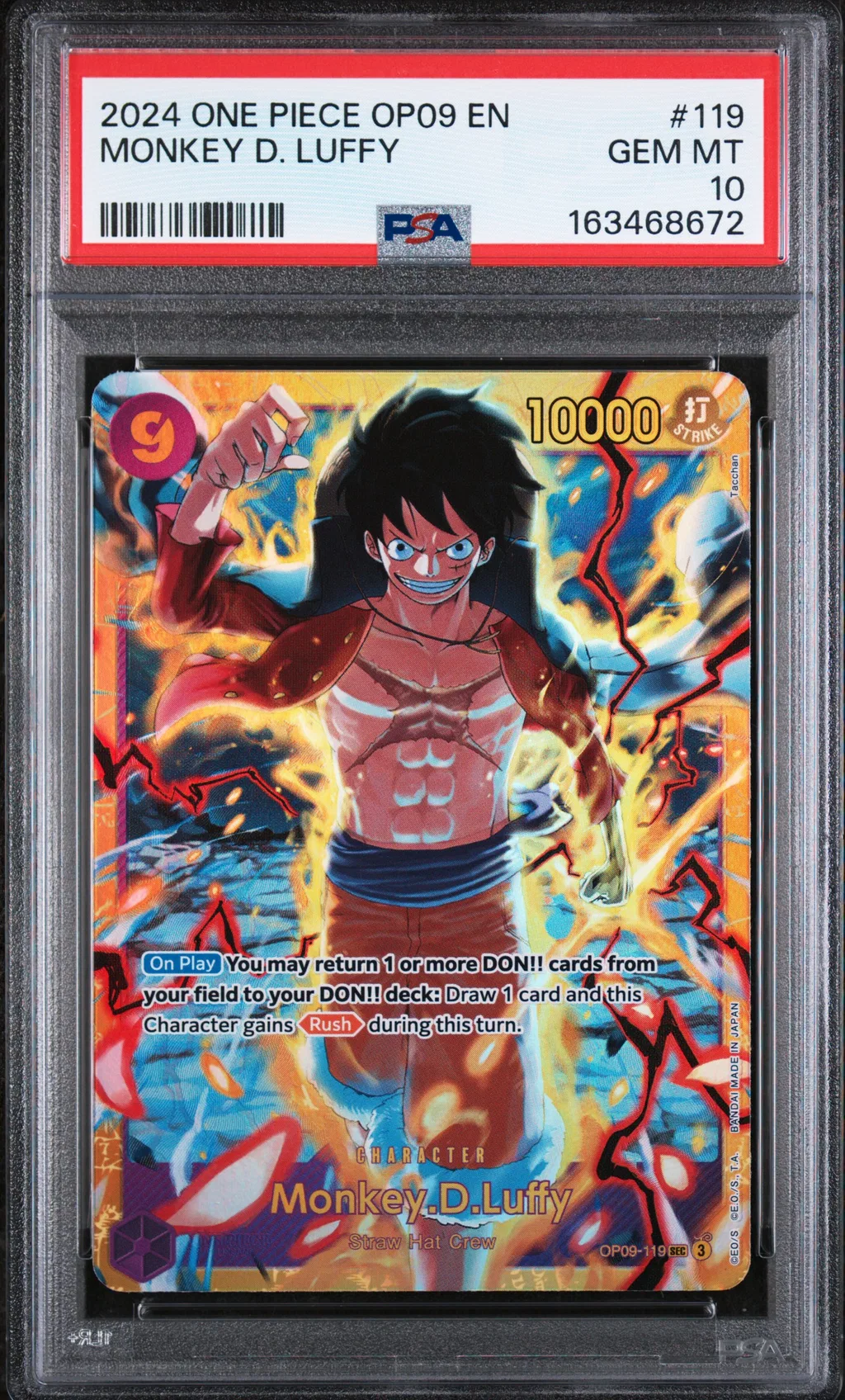 Monkey D. Luffy card artwork