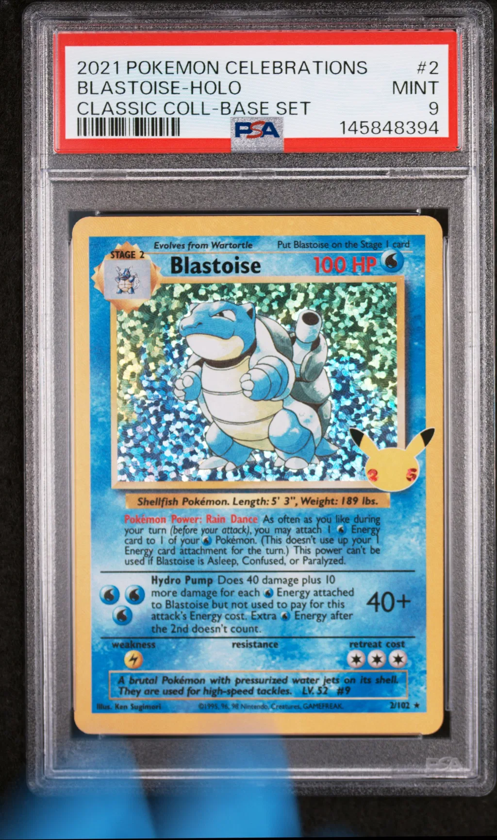 Blastoise-Holo card artwork