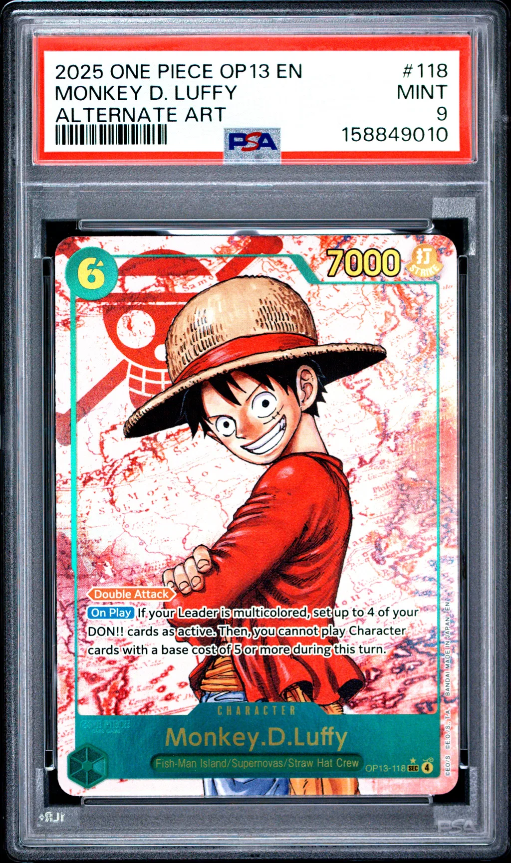 Monkey D. Luffy card artwork