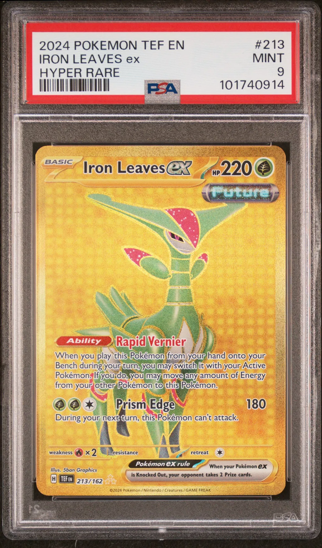 Iron Leaves EX card artwork