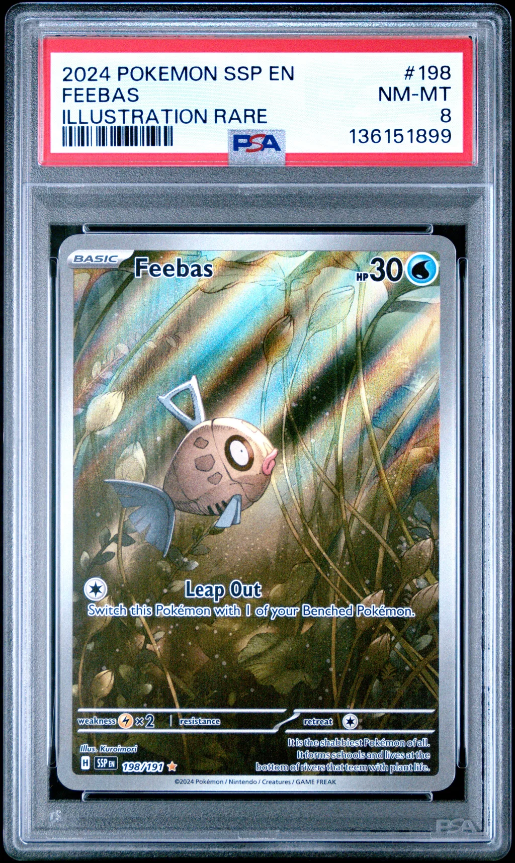 Feebas card artwork