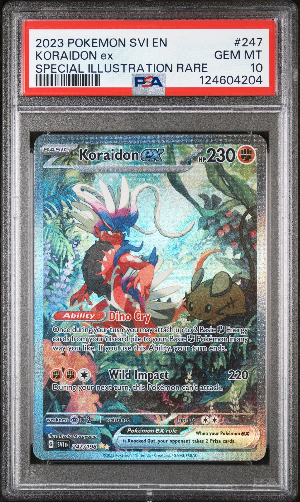 Koraidon EX card artwork