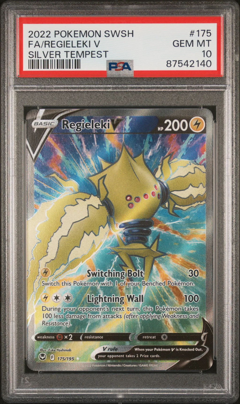 Full Art/Regieleki V card artwork