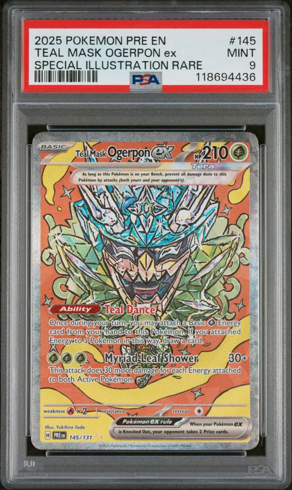 Teal Mask Ogerpon EX card artwork