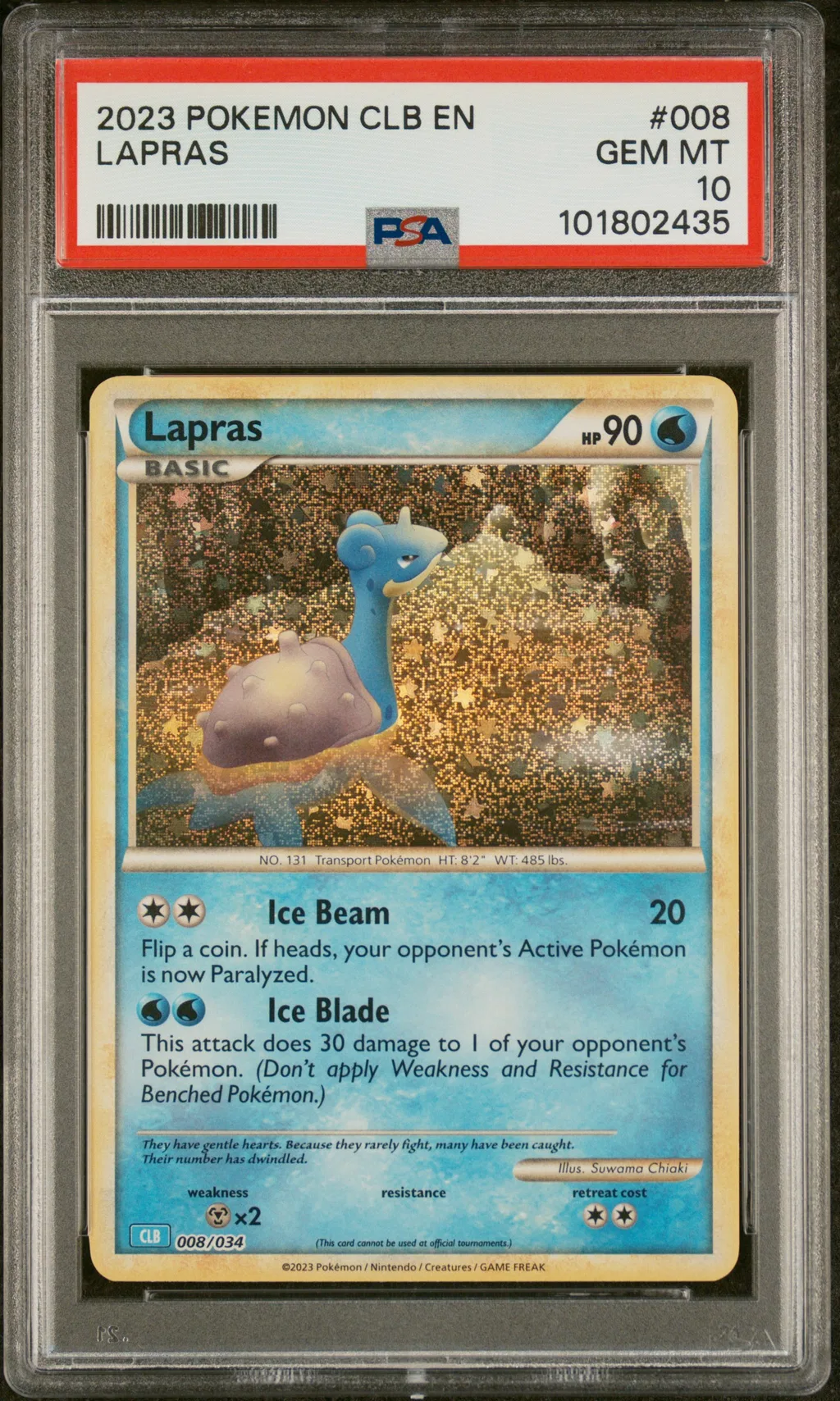 Lapras card artwork