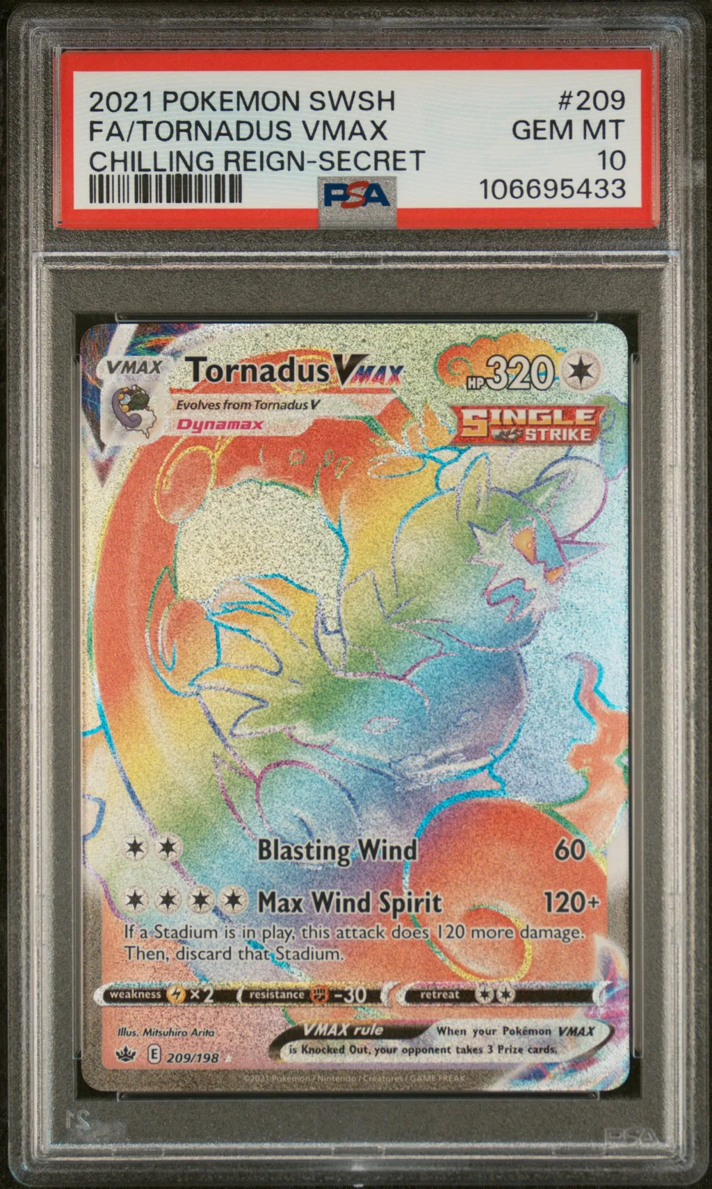 Full Art/Tornadus Vmax card artwork