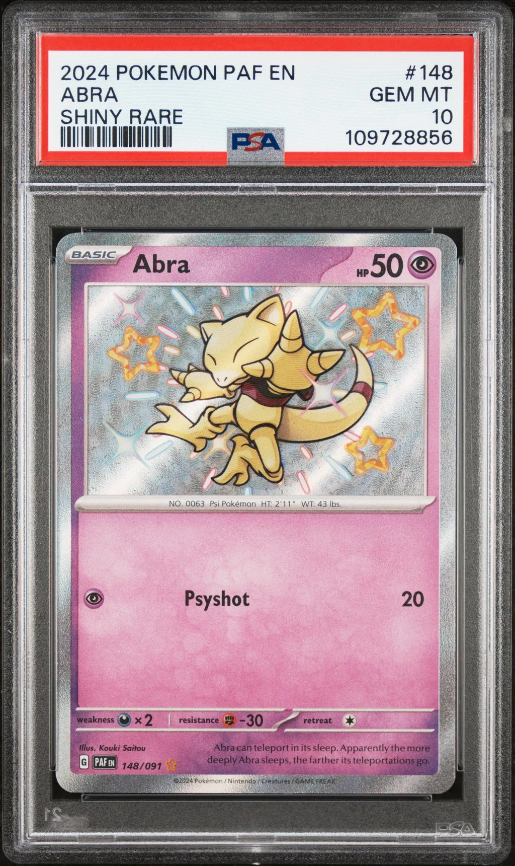 Abra card artwork
