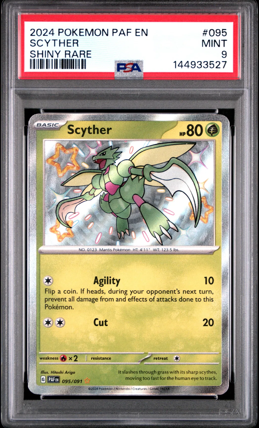 Scyther card artwork