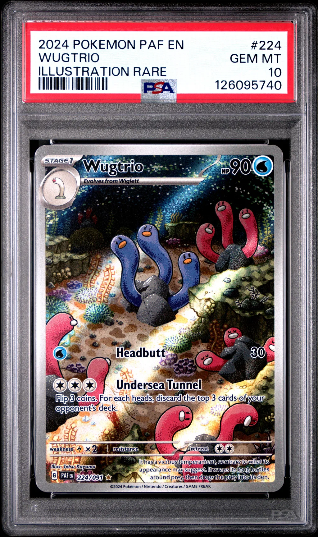 Wugtrio card artwork