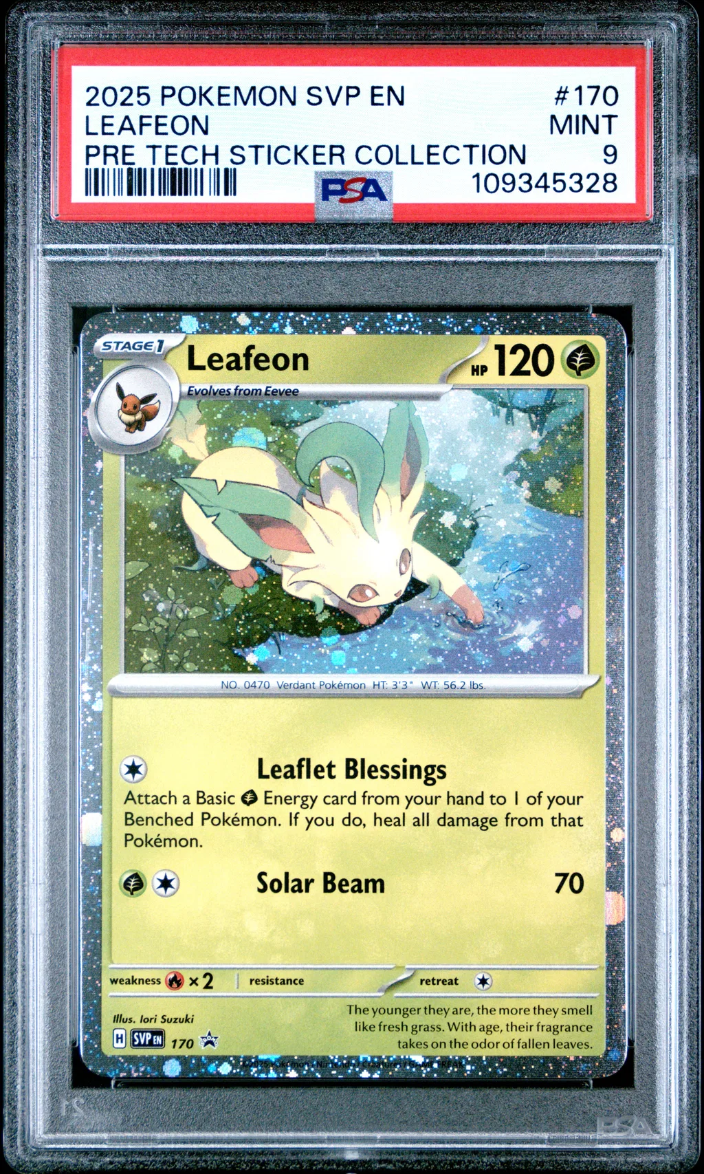 Leafeon card artwork