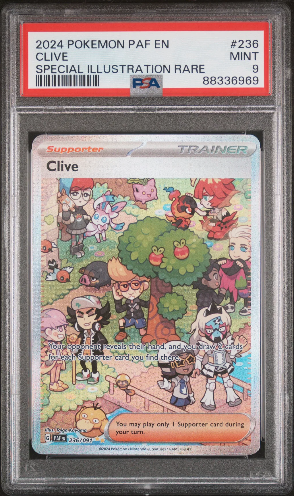 Clive card artwork