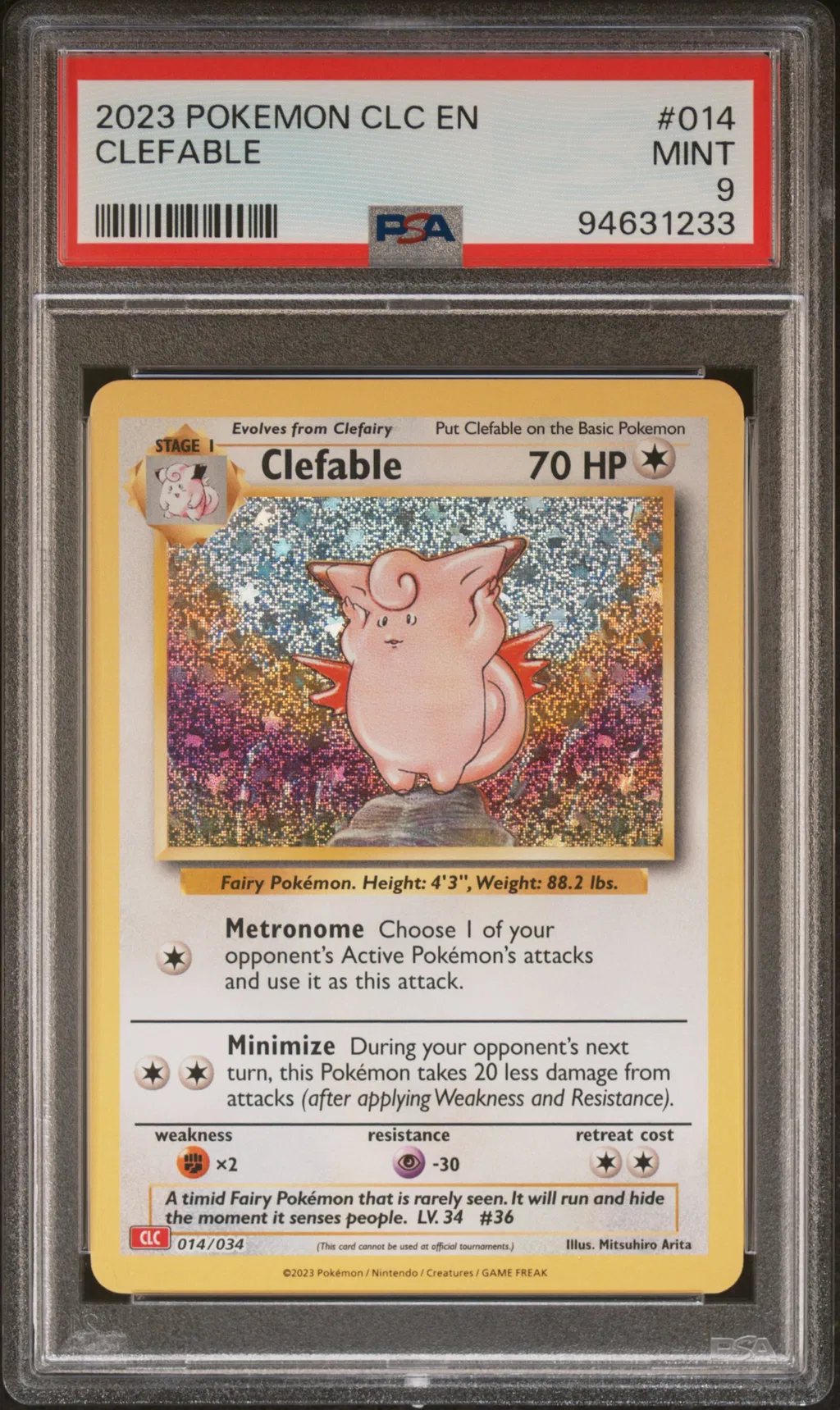 Clefable card artwork