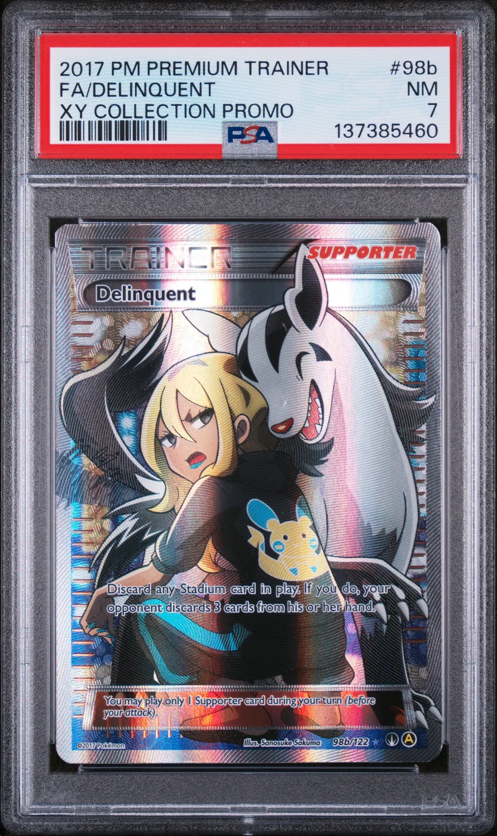 Full Art/Delinquent card artwork