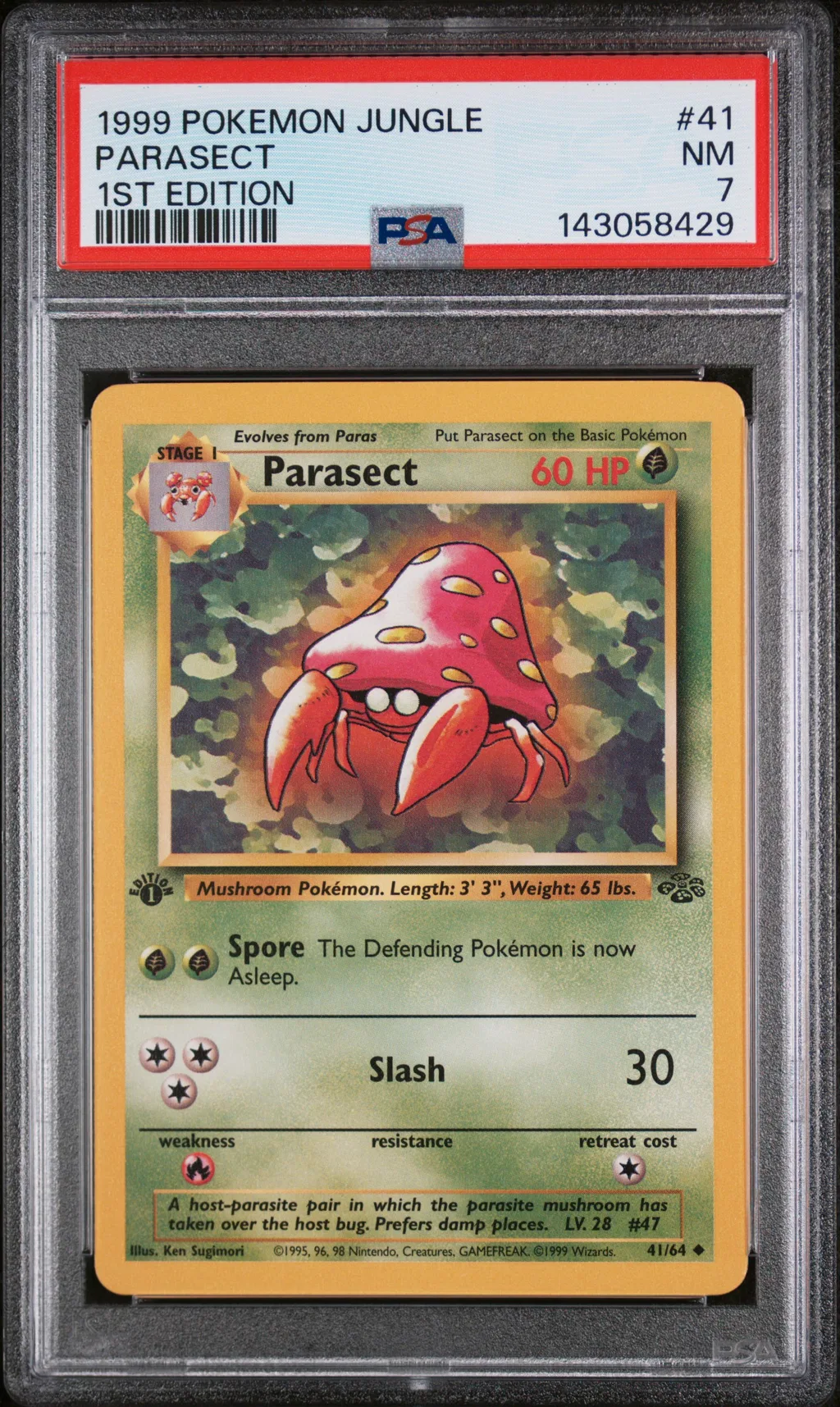 Parasect card artwork