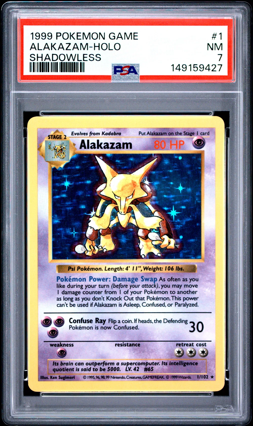 Alakazam-Holo card artwork