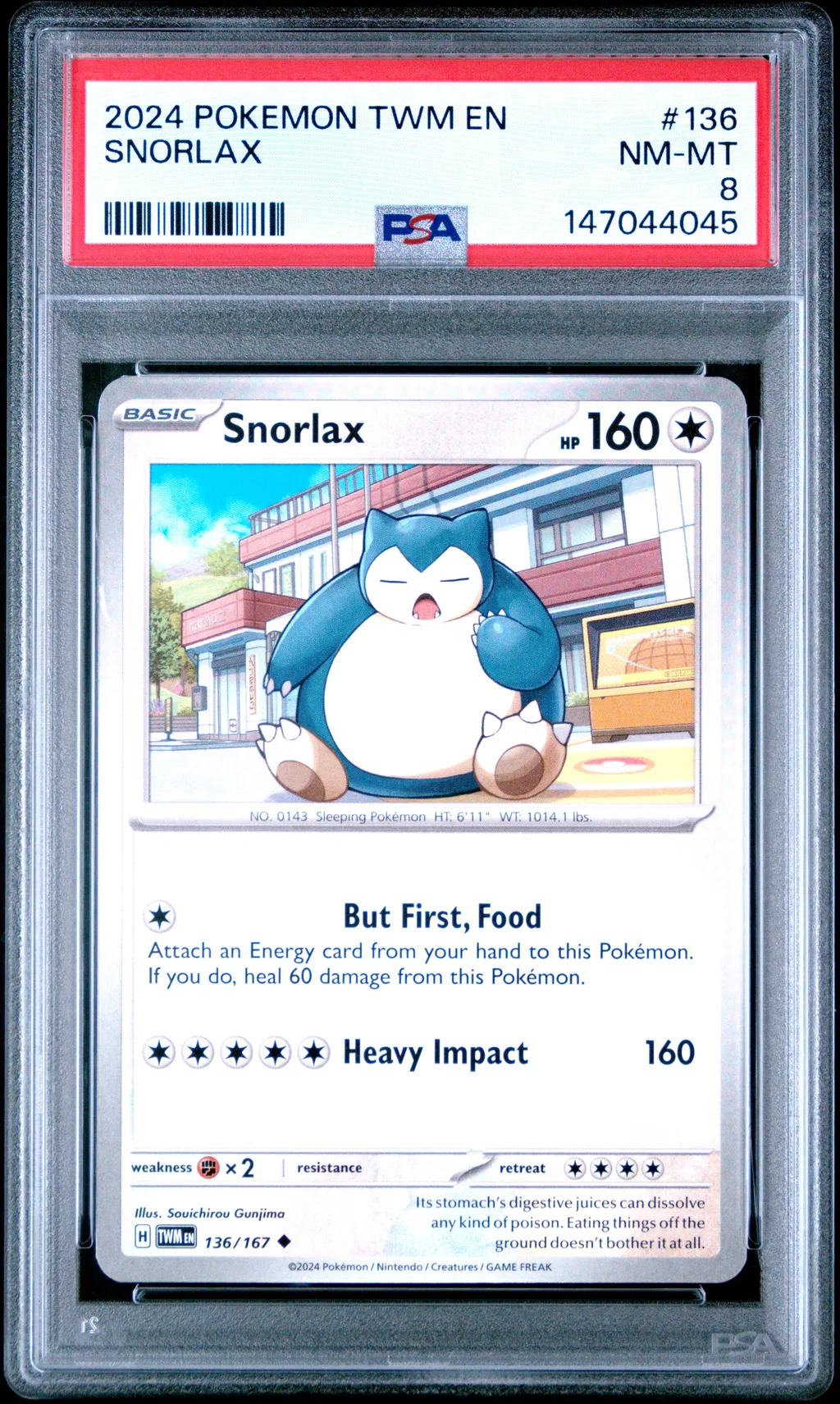 SNORLAX card artwork