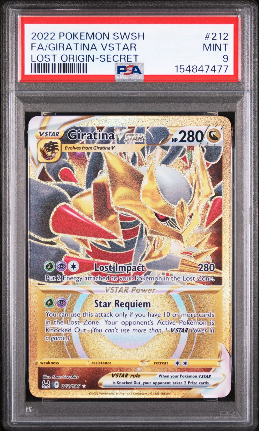 Full Art/Giratina Vstar card artwork