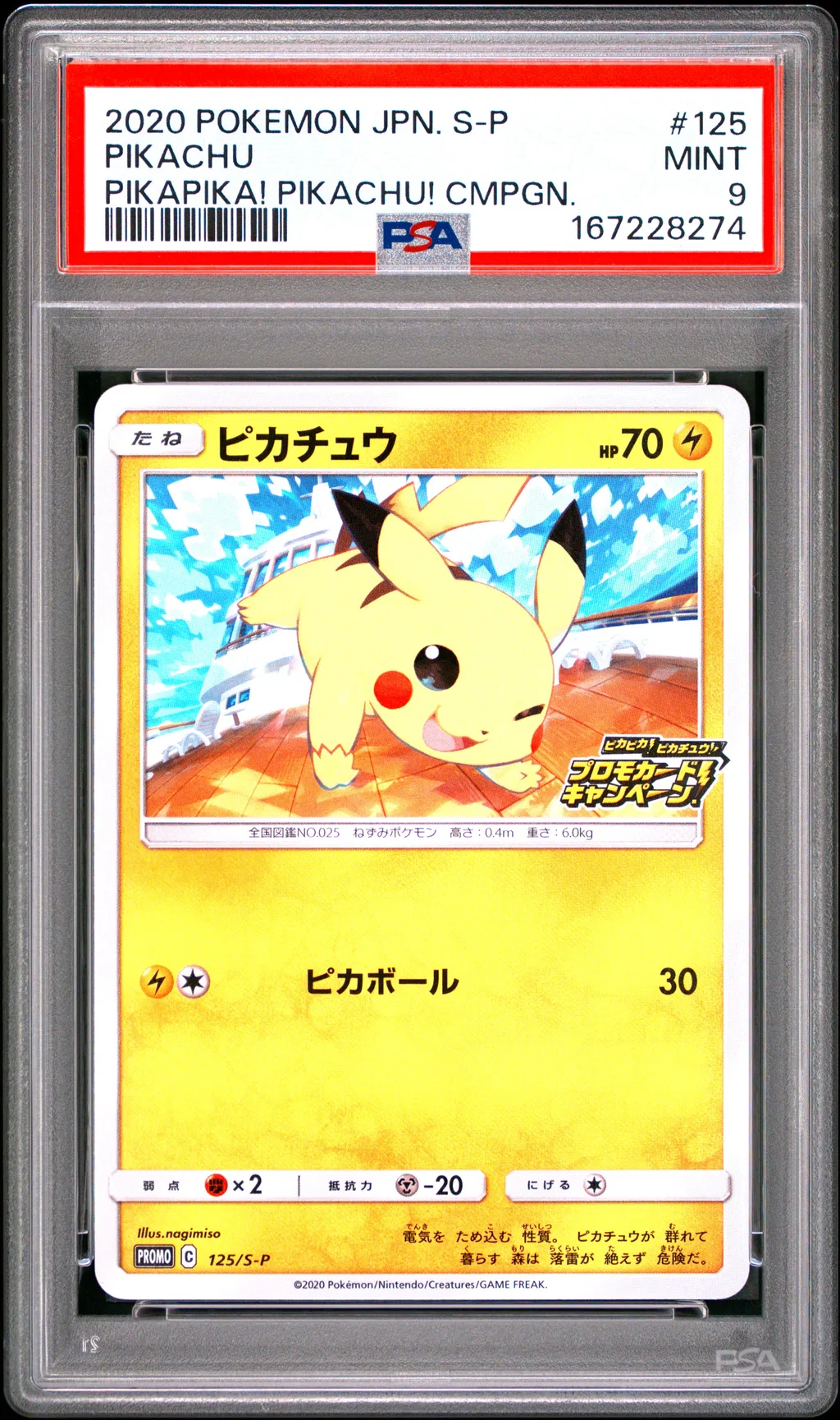 Pikachu card artwork