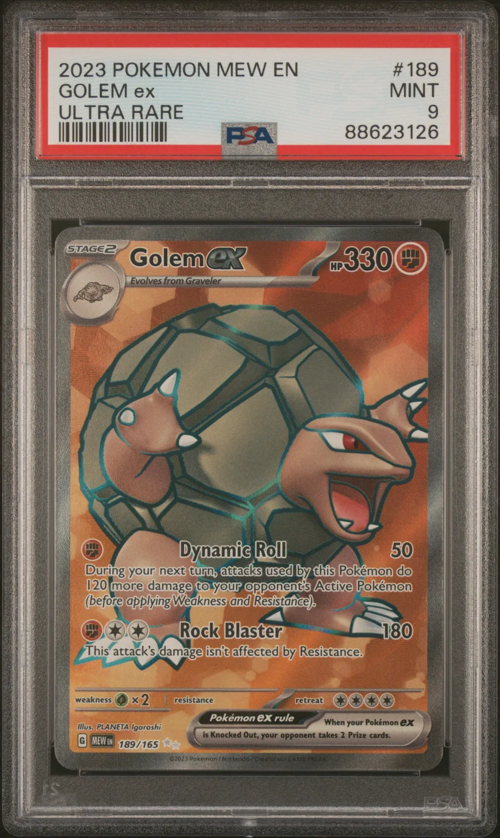 Golem EX card artwork
