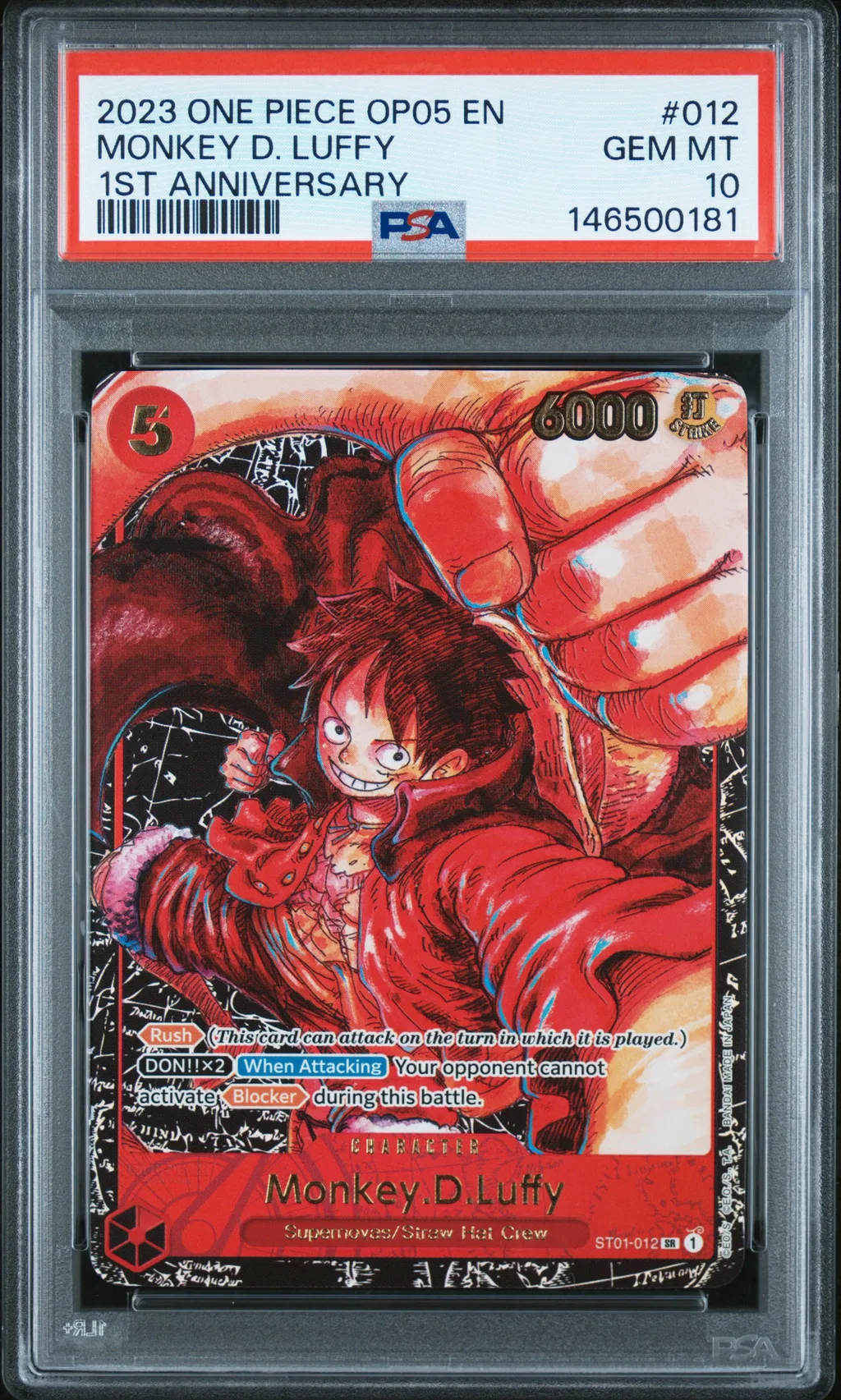 Monkey D. Luffy card artwork