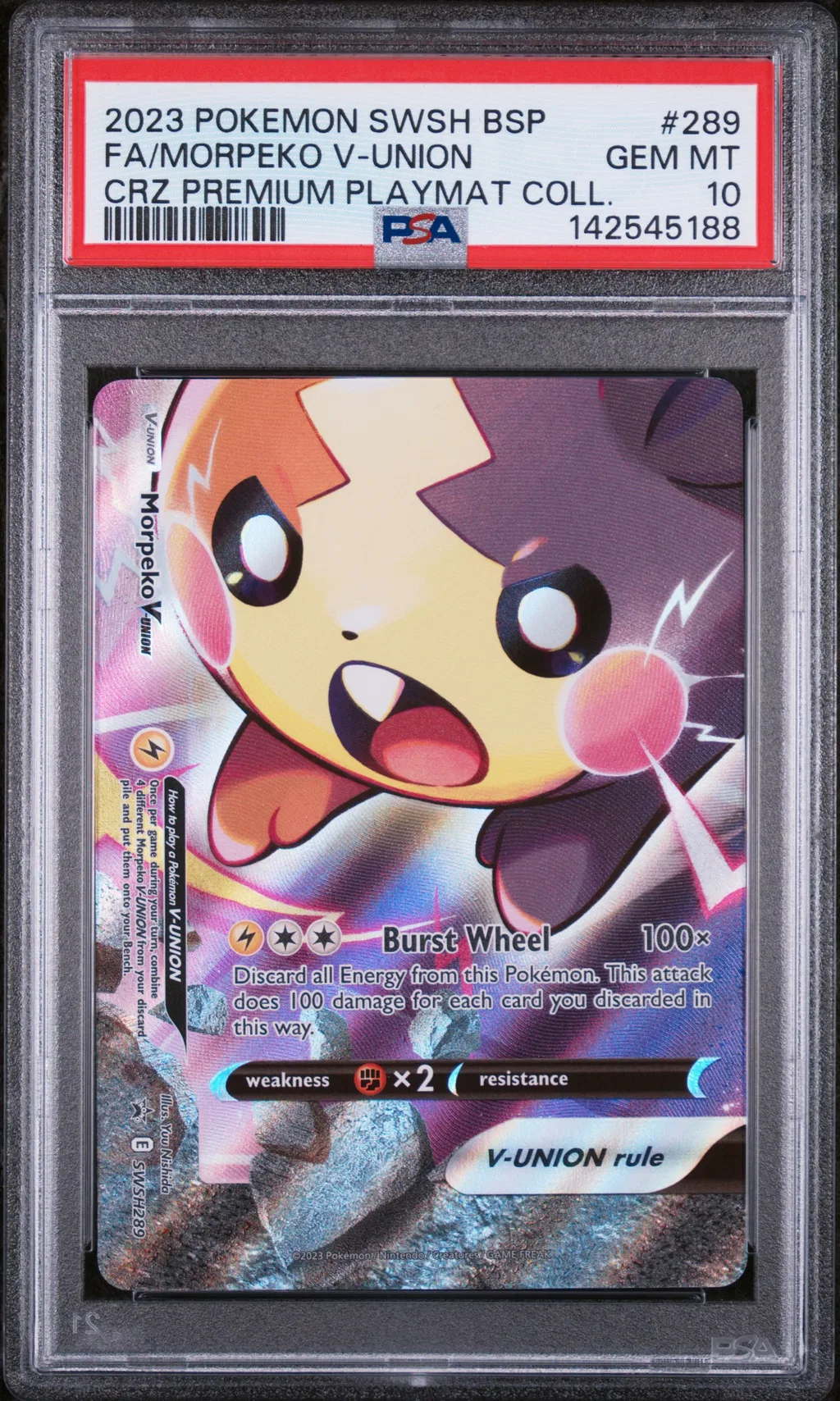 Full Art/Morpeko V-Union card artwork