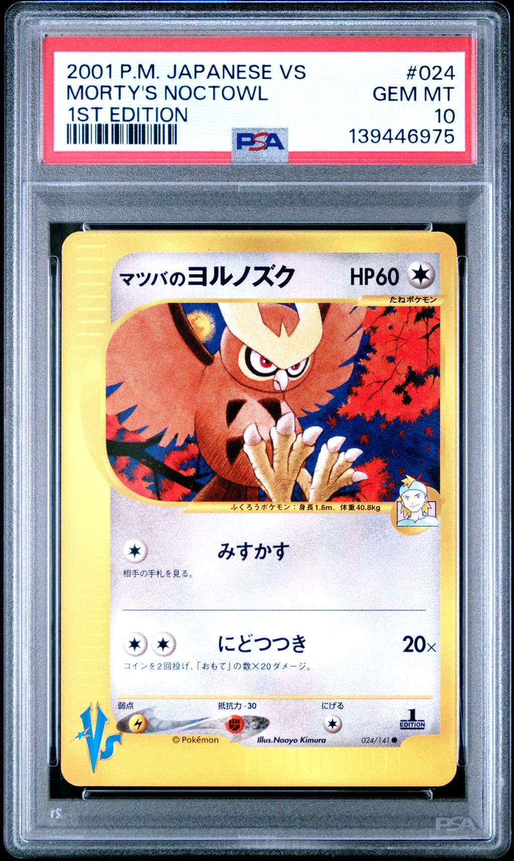 Morty's Noctowl card artwork