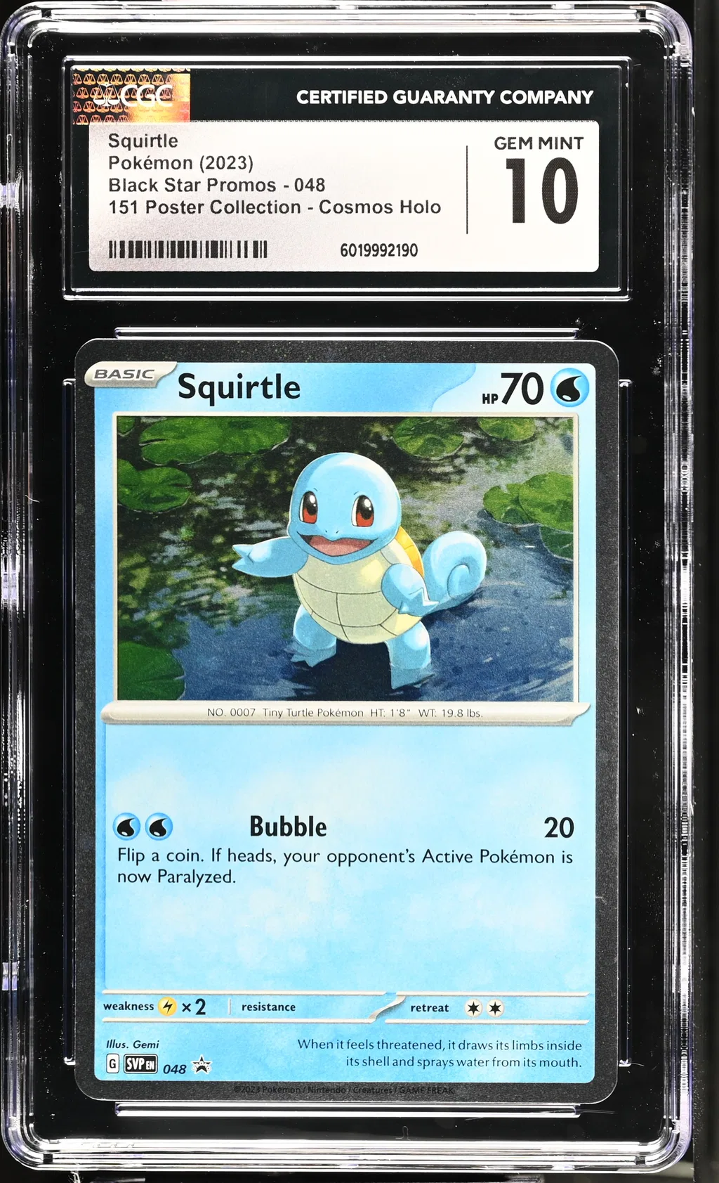 Squirtle card artwork