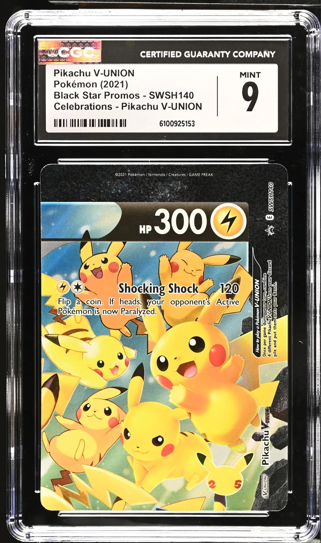 Pikachu V-UNION card artwork