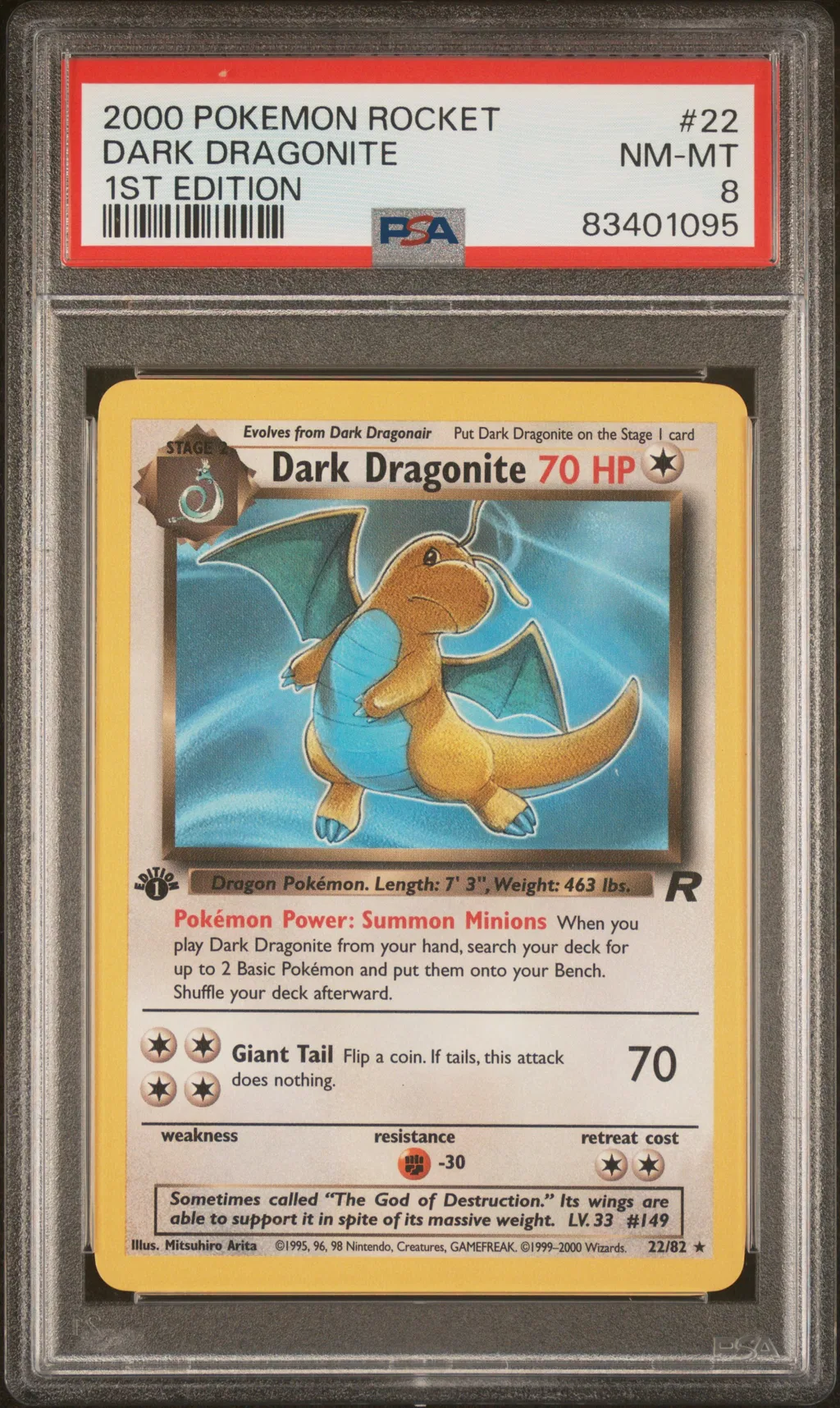Dark Dragonite card artwork