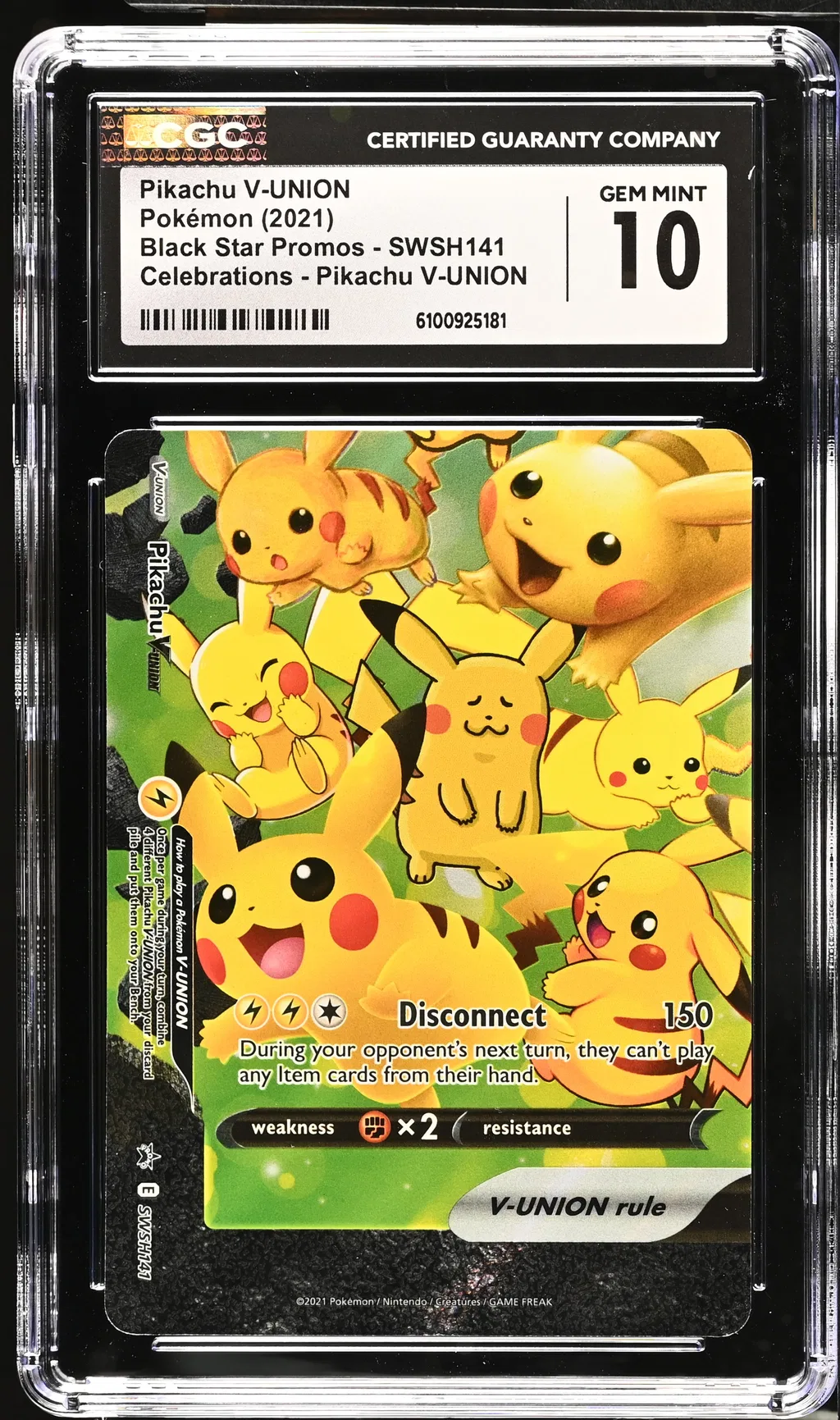 Pikachu V-UNION card artwork